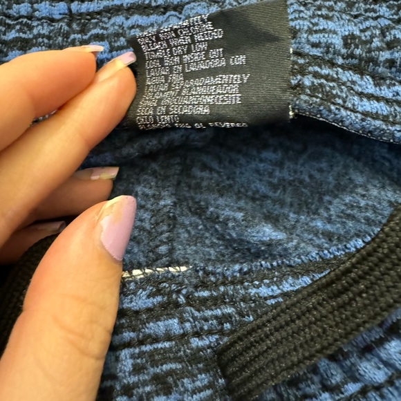 Men’s sweatpants blue and black - Picture 3 of 4